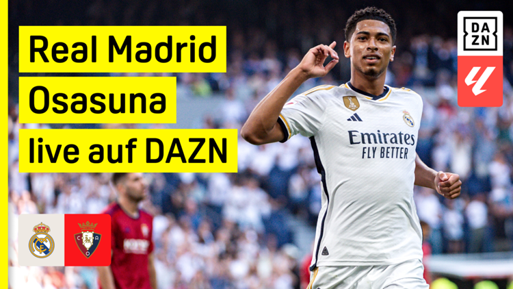 Real Madrid Osasuna LaLiga DAZN Header