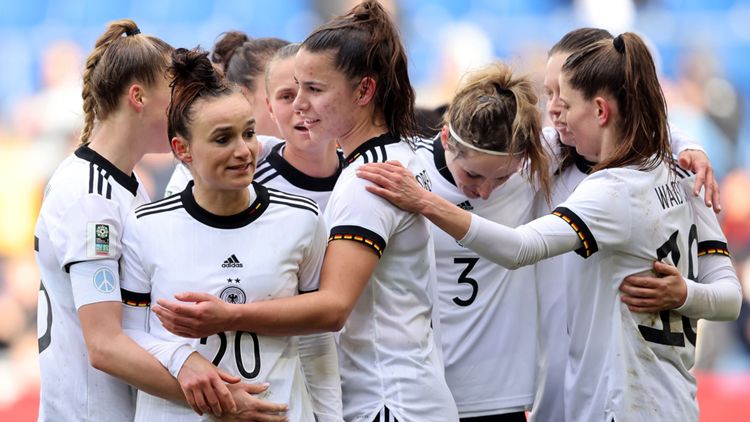 DFB Frauen Deutschland Nationalmannschaft WM-Qualifikation 09042022