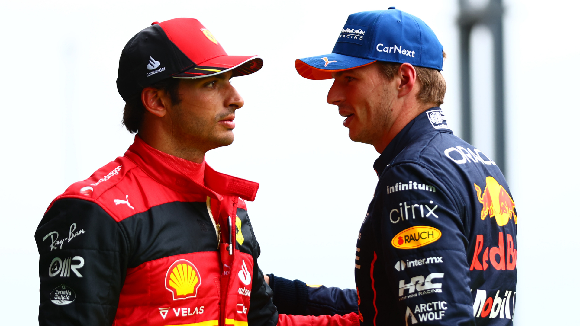 Carlos Sainz, Ferrari, Max Verstappen, Red Bull Racing, F1, Formula 1 2022