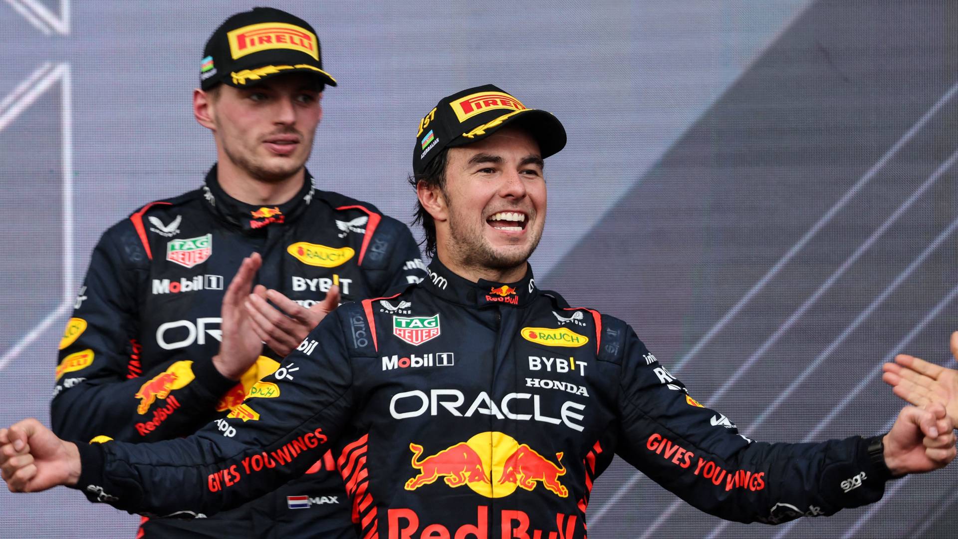 Sergio Perez Max Verstappen Red Bull Formel 1 042023