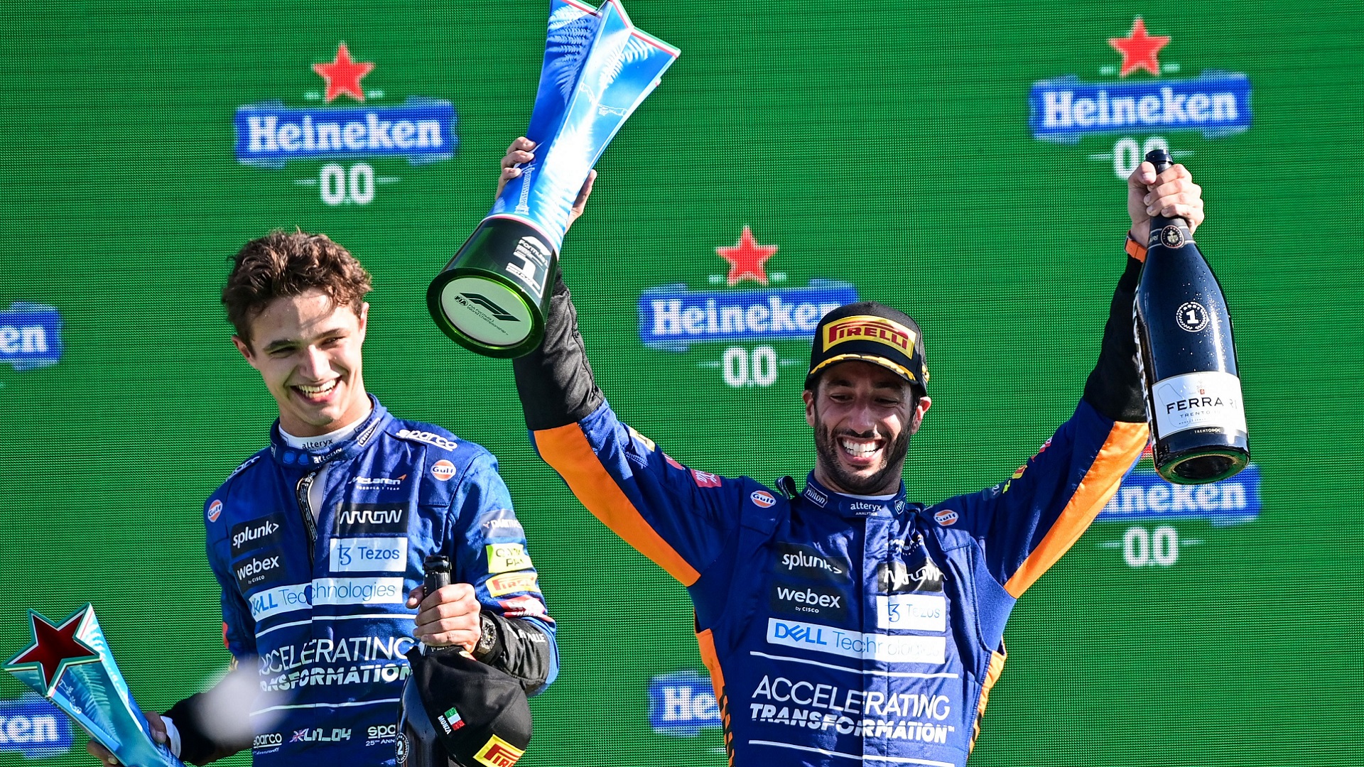 2021-09-12 Ricciardo Norris McLaren F1 Formula 1