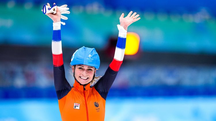 Pechino 2022, la vincitrice di 3 ori nel Pattinaggio Irene Schouten