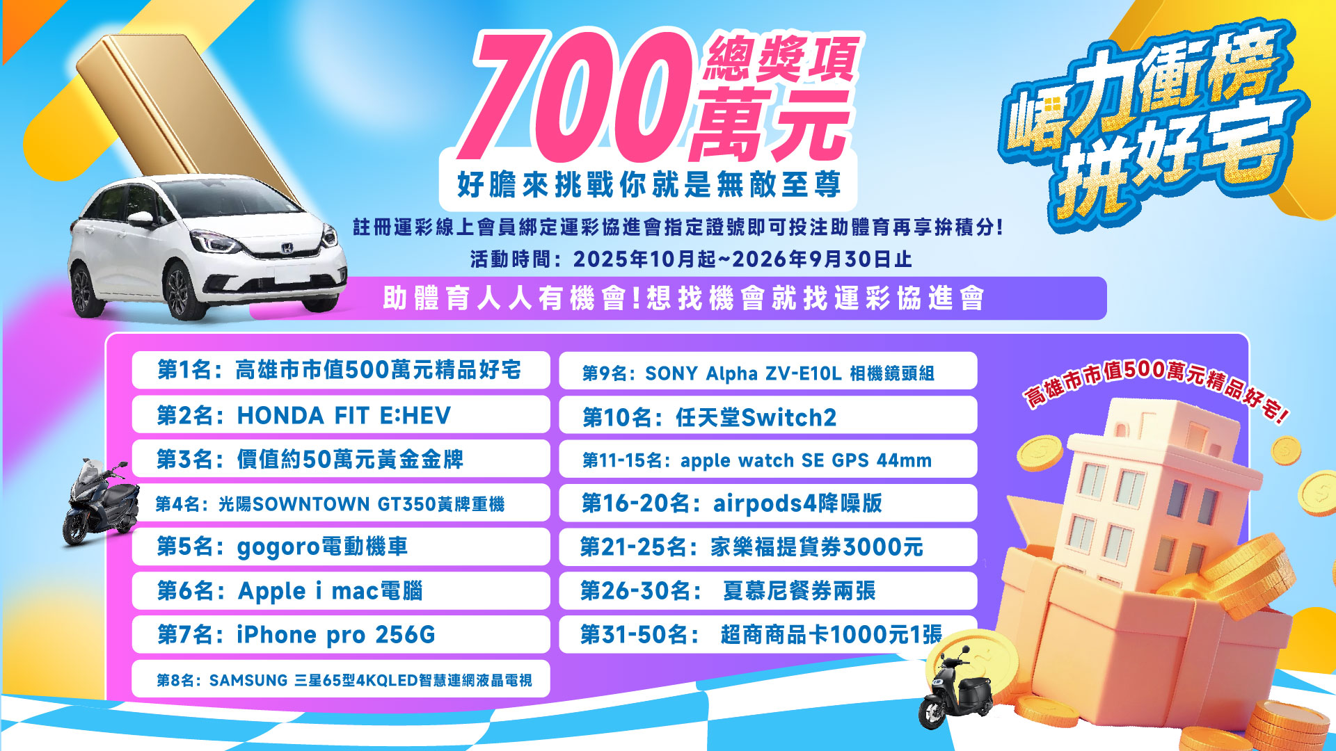 此次活動同步揭曉年度最大手筆的會員回饋方案——「峮力衝榜拼好宅」重磅登場！總價_0.jpg Alt Text *