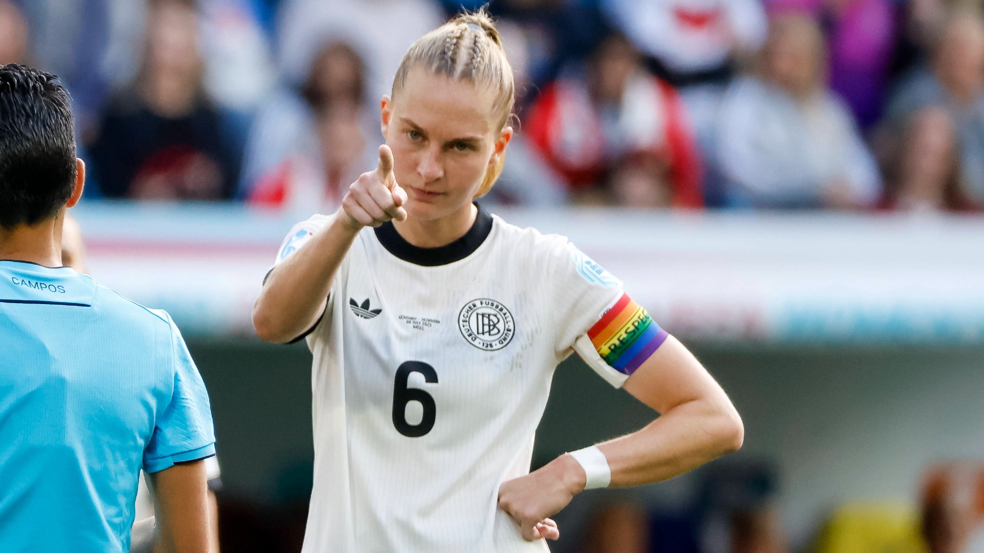 Deutschland Janina Minge Frauen-EM 080725