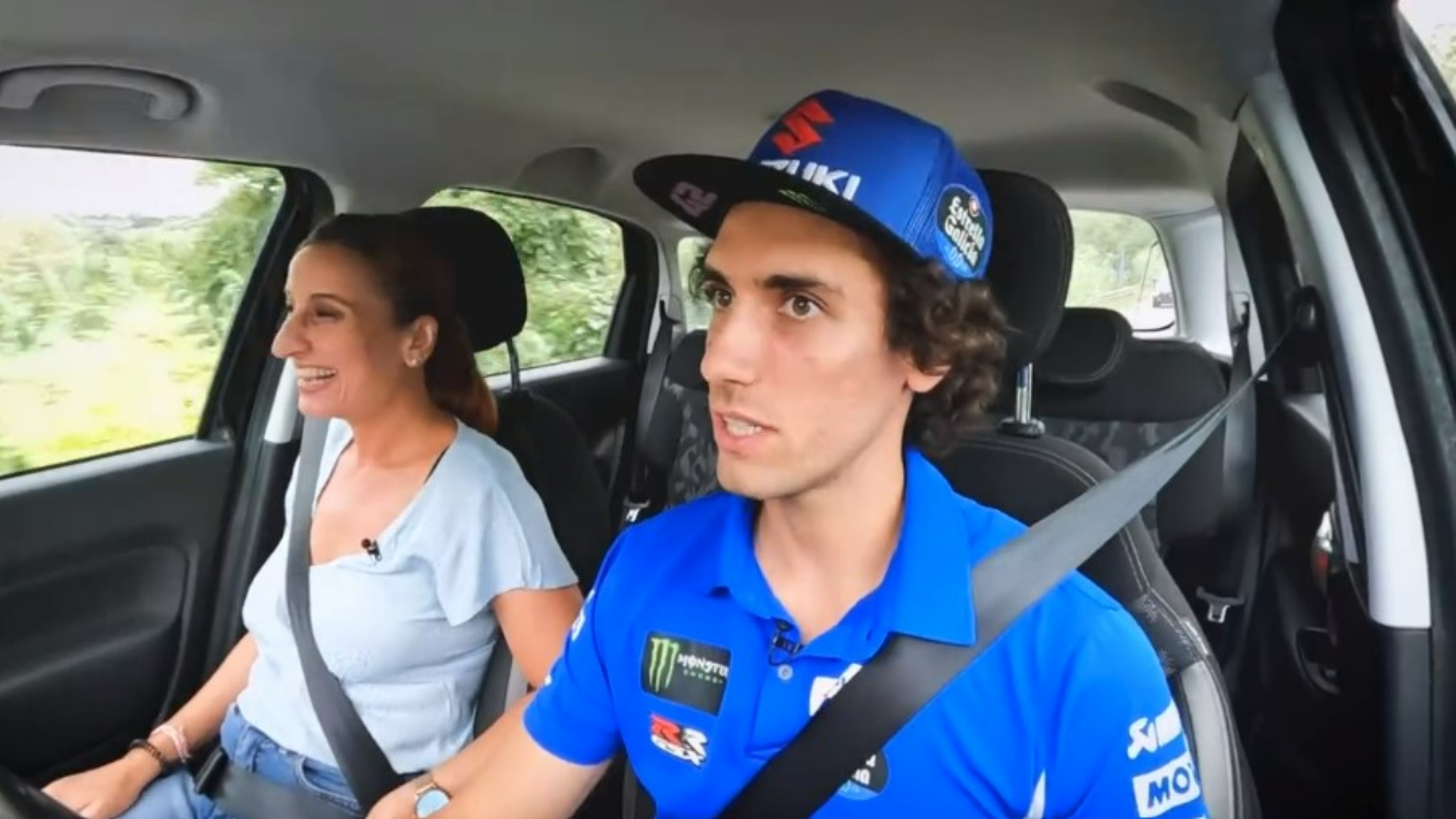 Álex Rins, Suzuki, MotoGP, Carpool, Izaskun Ruiz