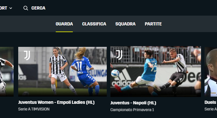 Juventus TV, come vederla in Italia e su DAZN