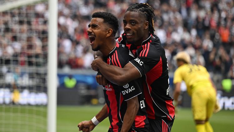 Bundesliga Eintracht Frankfurt Ansgar Knauff Elye Wahi 23082025