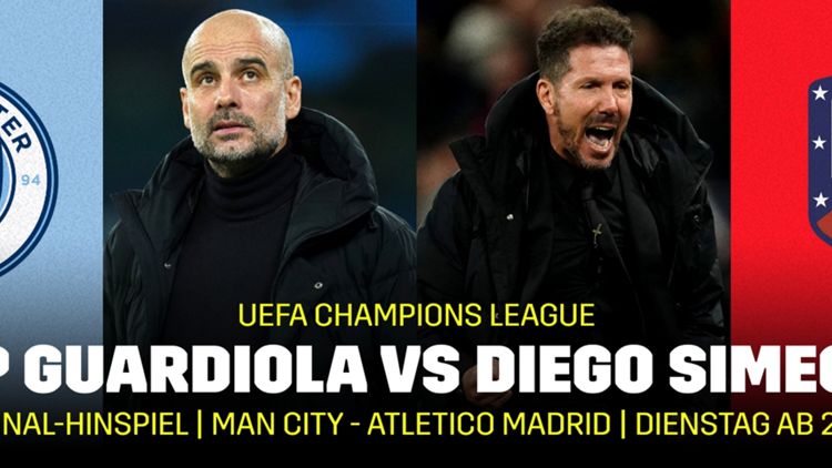 Manchester City Atletico Madrid DAZN Banner Champions League