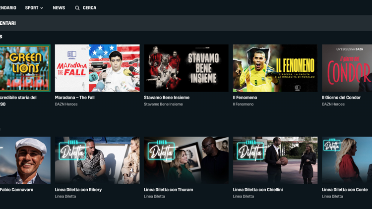 Contenuti originali DAZN