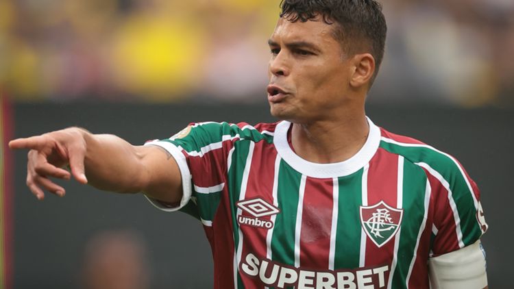 Thiago Silva con la maglia del Fluminense