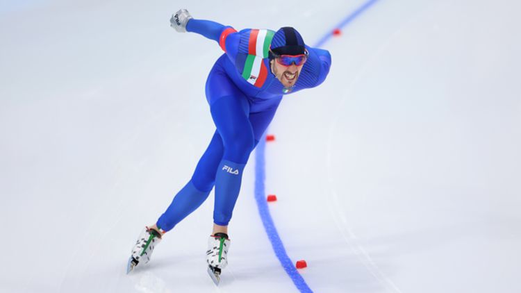 Davide Ghiotto, bronzo Pechino 2022, pattinaggio di velocità