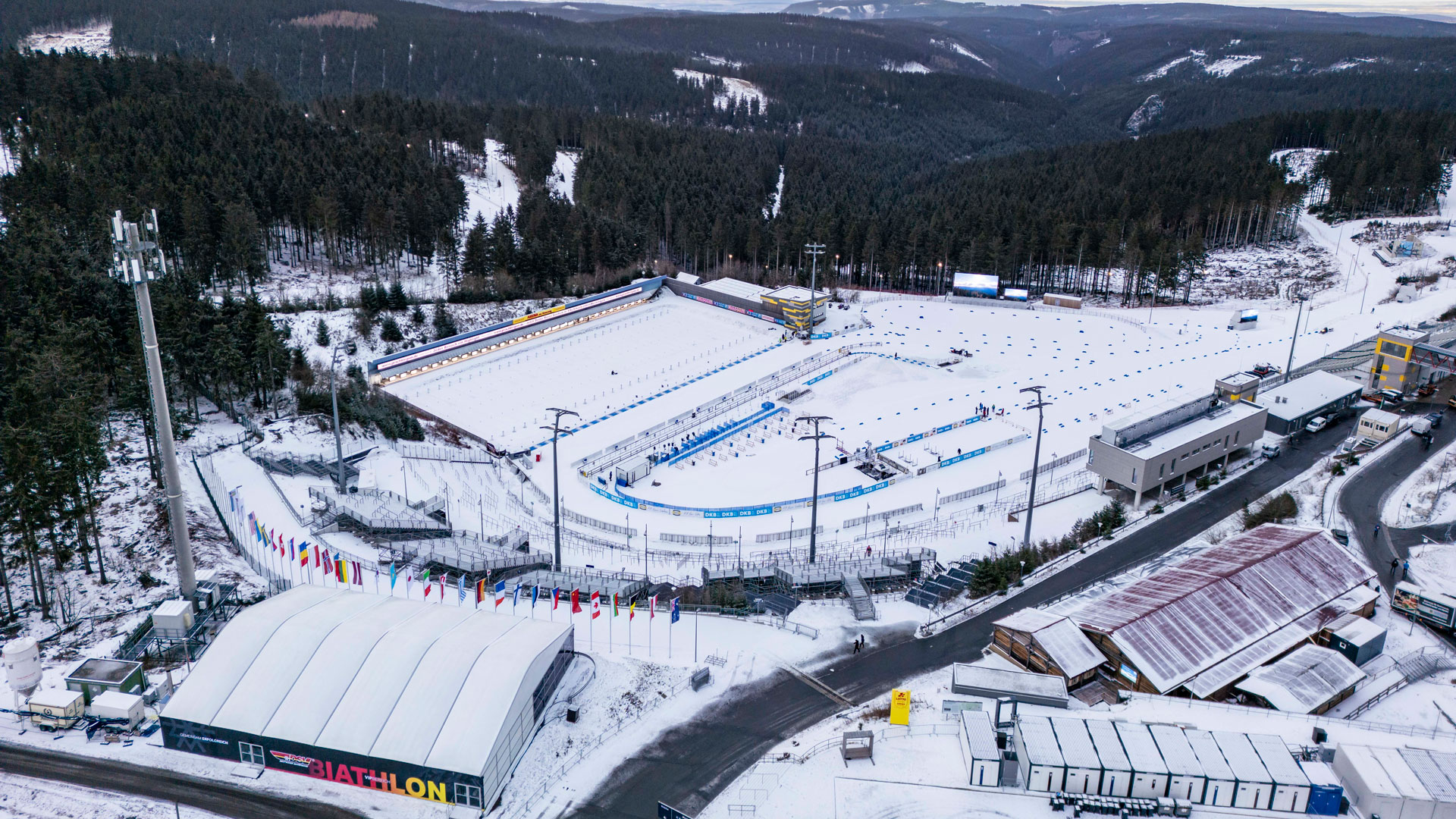 Biathlon Weltcup Oberhof Stadion 07012025
