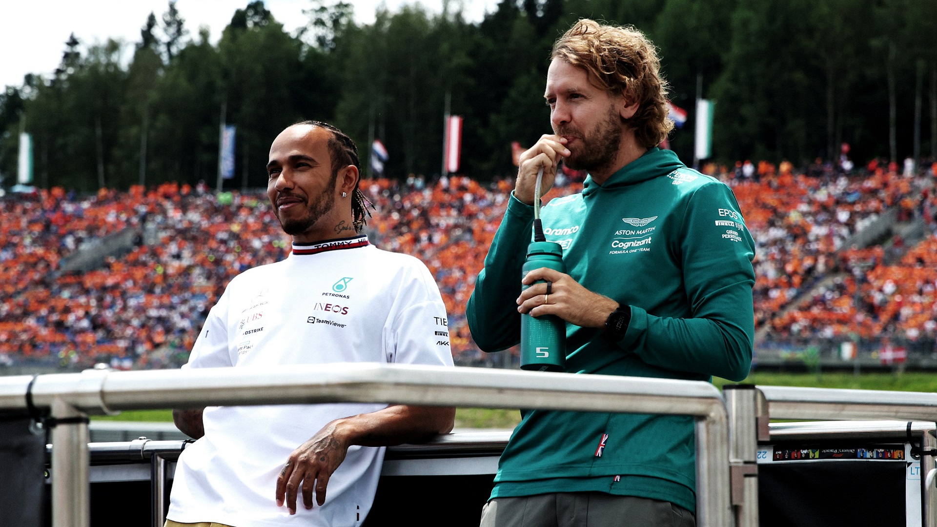 2022-07-28 Vettel Hamilton F1 Formula 1