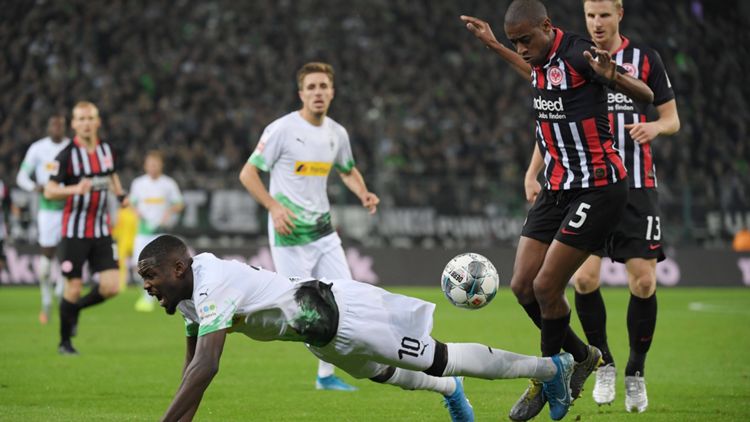 Eintracht Frankfurt Borussia Mönchengladbach Hinspiel Saisno 2019/20