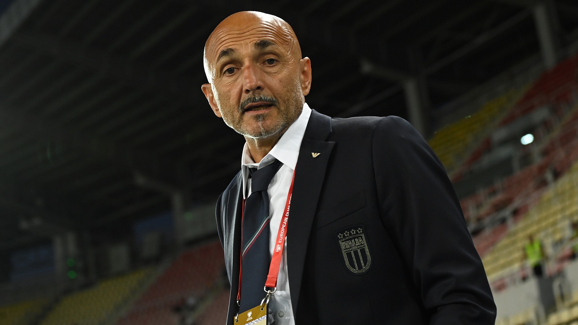 Luciano Spalletti in Macedonia-Italia
