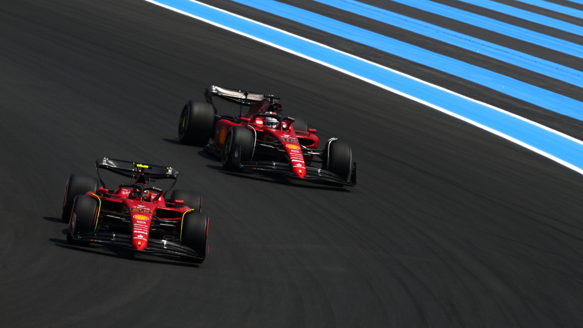 Carlos Sainz Charles Leclerc F1 Fórmula 1 GP Francia