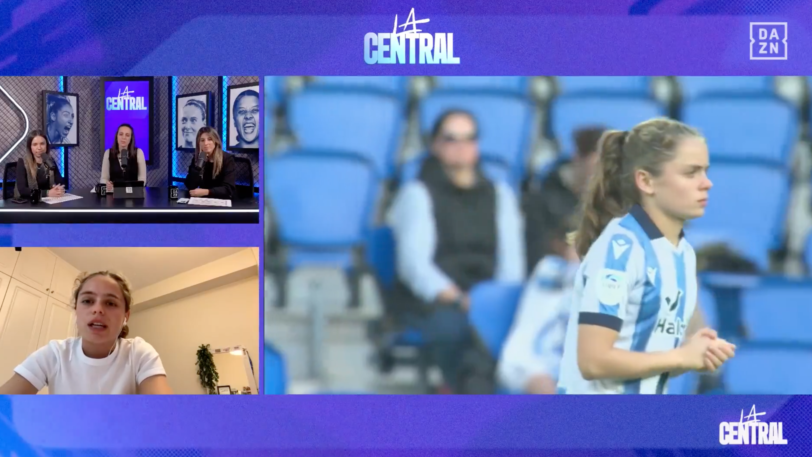 Cecilia Marcos en La Central de DAZN