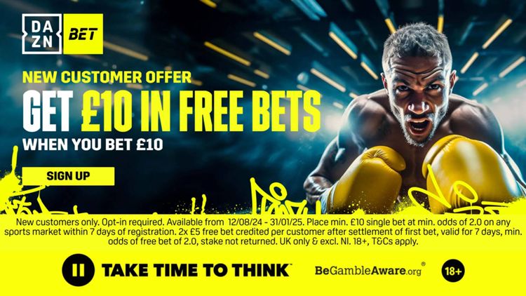 DAZN BET welcome offer