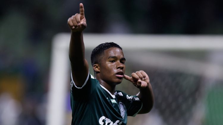 Endrick, Palmeiras, Brasil