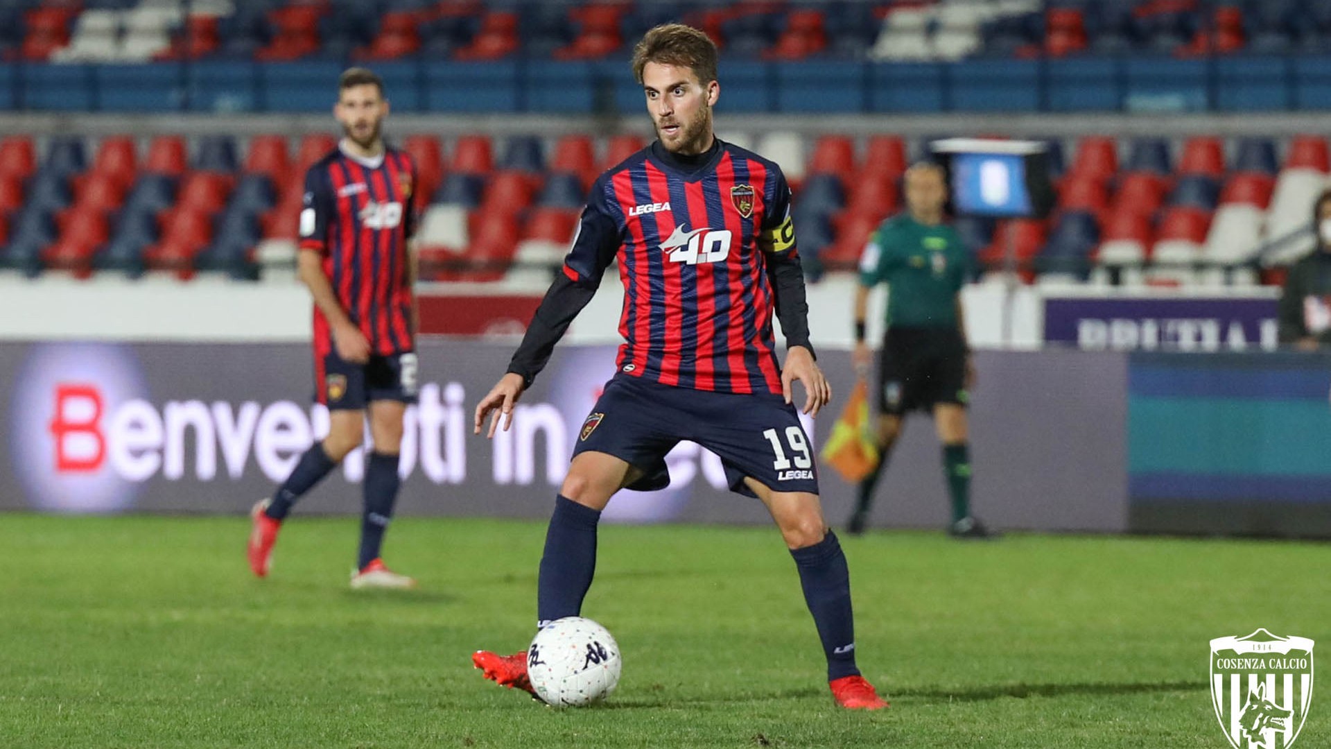 Palmiero del Cosenza in azione