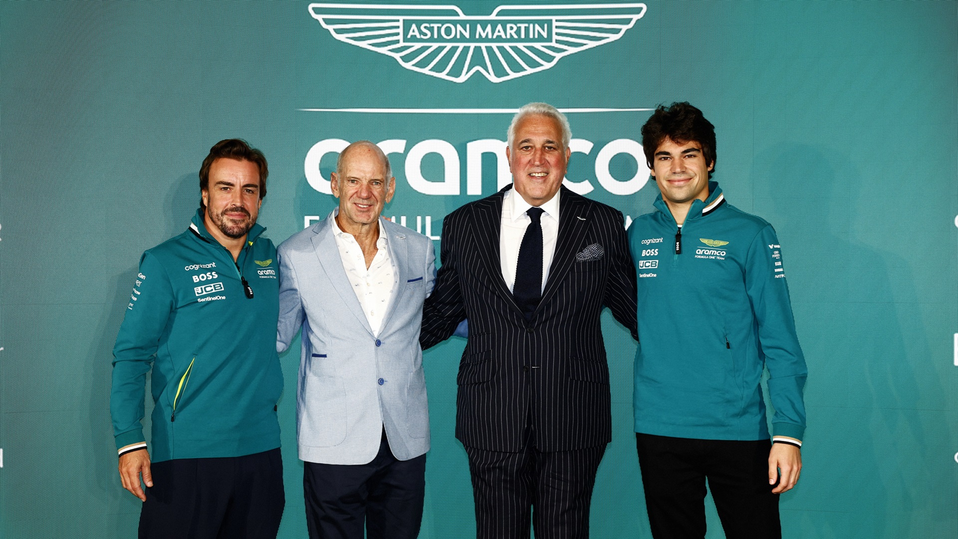 2024-09-10 Alonso Neway Stroll Lawrence Lance Aston Martin F1 Formula 1