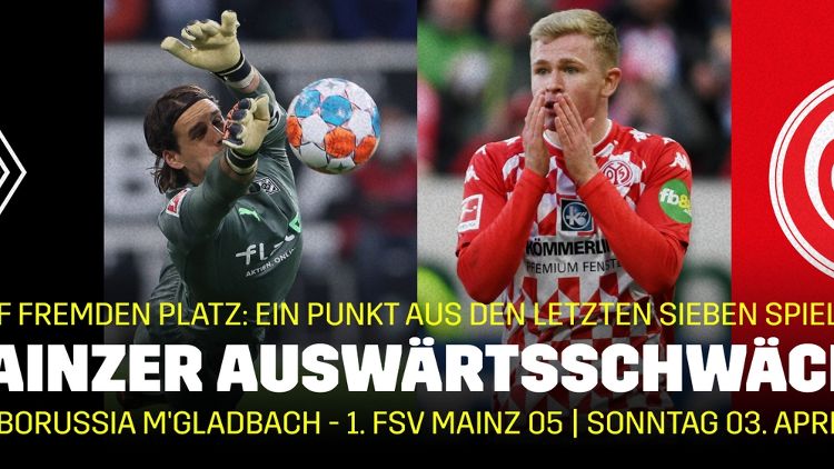 Banner Bundesliga Borussia Mönchengladbach FSV Mainz 05