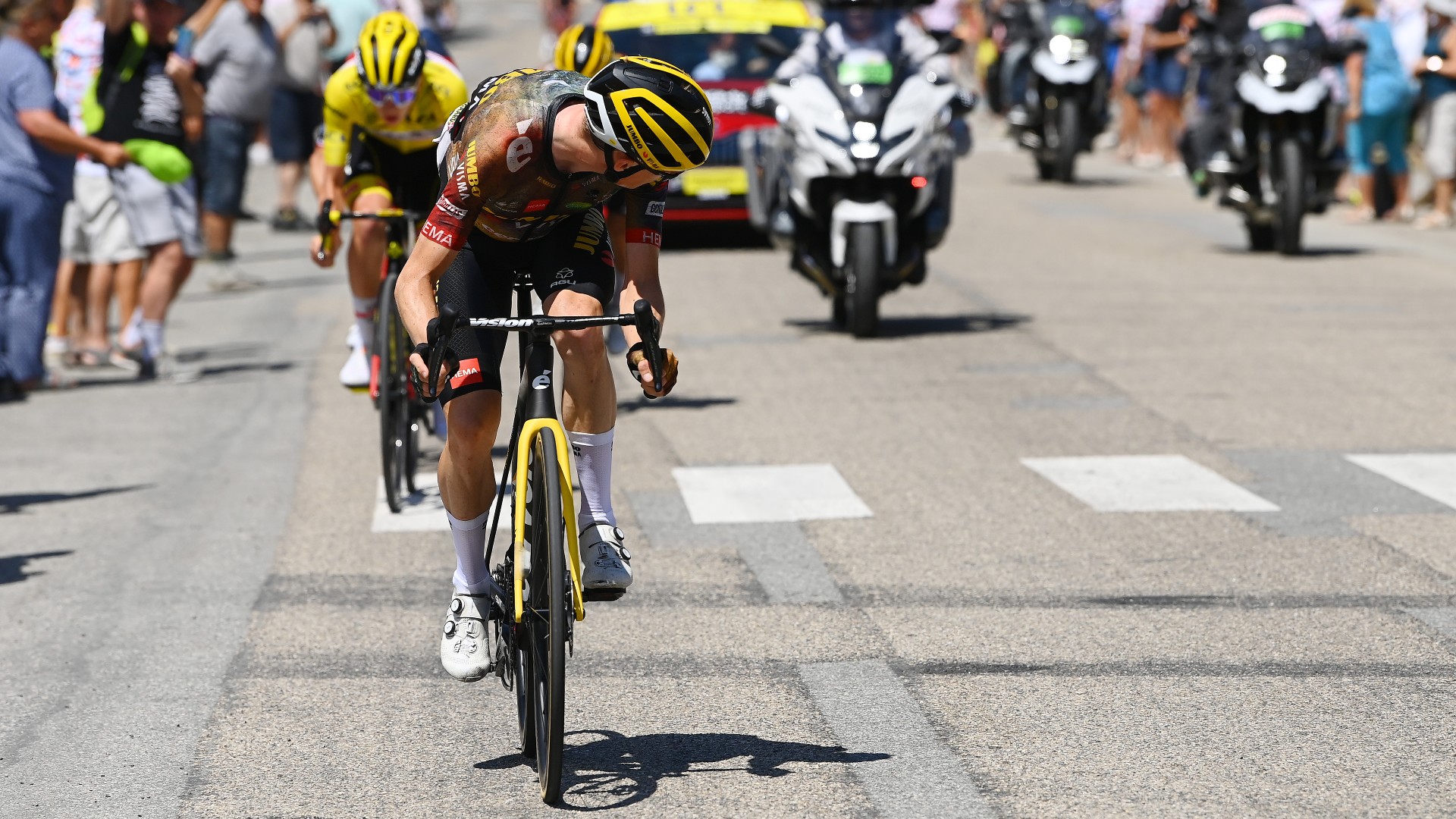 Tour de France 2022, 11a tappa, Jonas Vingegaard stacca Tadej Pogacar sul Col du Granon
