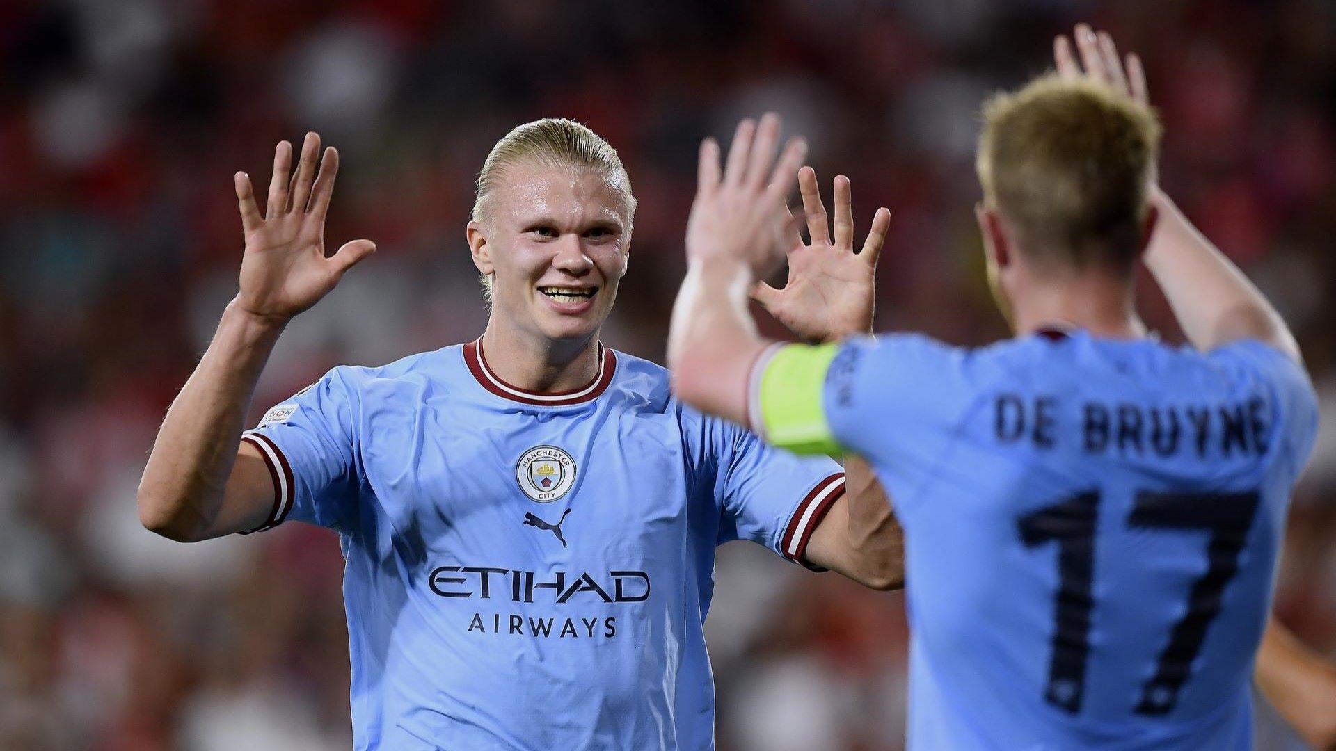 Manchester City Haaland De Bruyne Champions League 03092022