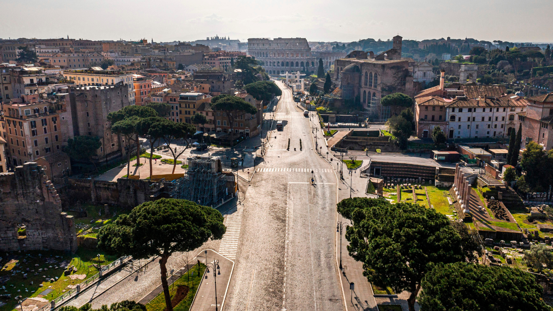 Fori Imperiali a Roma traguardo del Giro d'Italia 2023