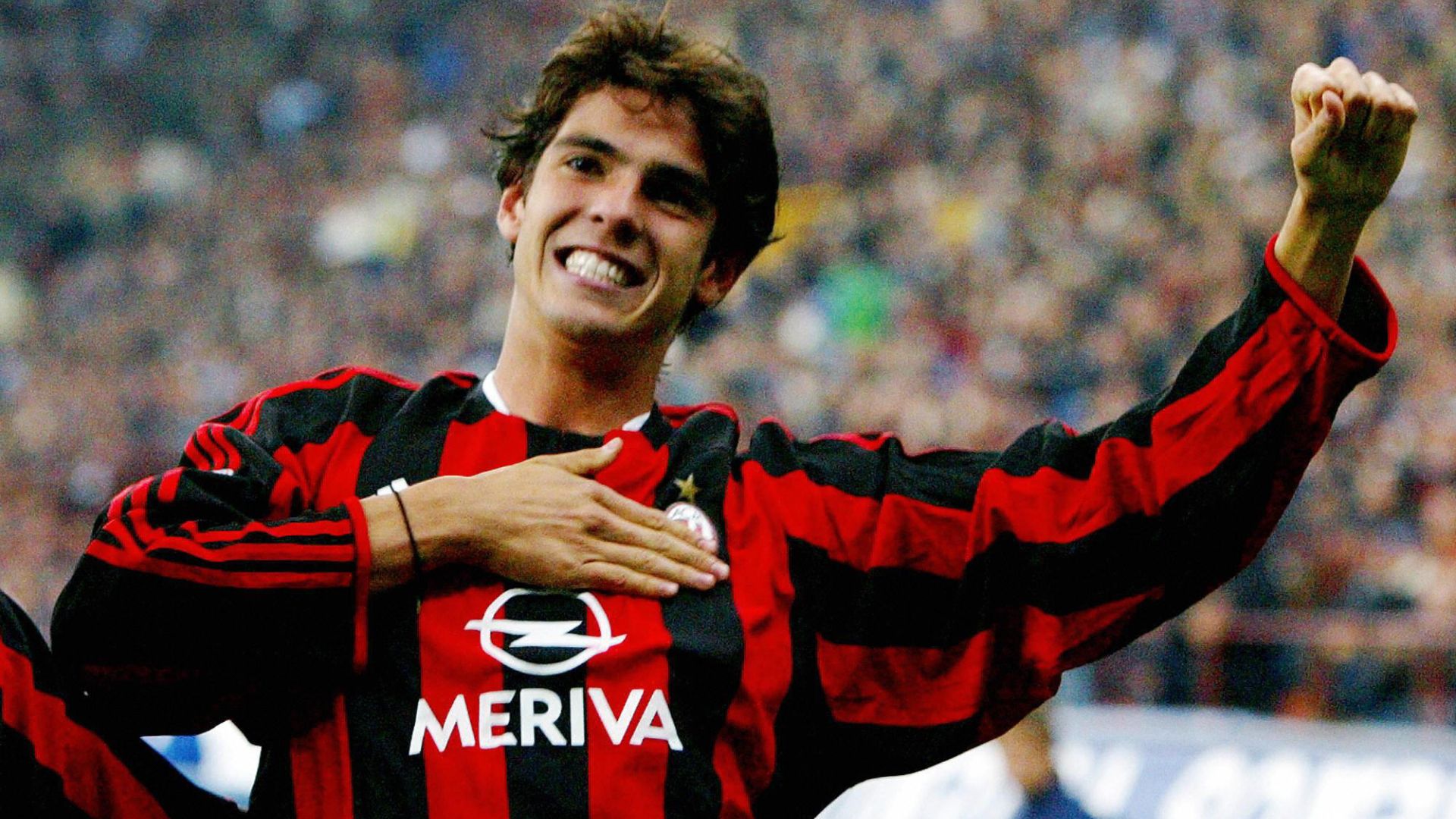 Esultanza Kakà mano sul cuore