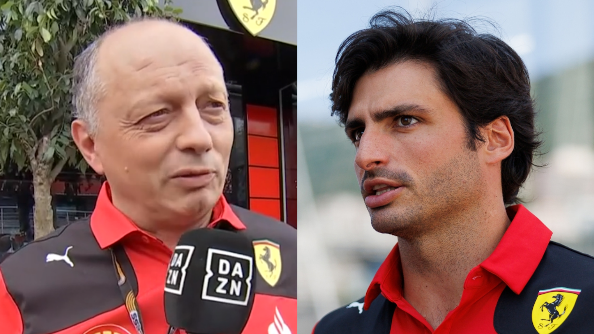 Fred Vasseur, Carlos Sainz, Ferrari, F1