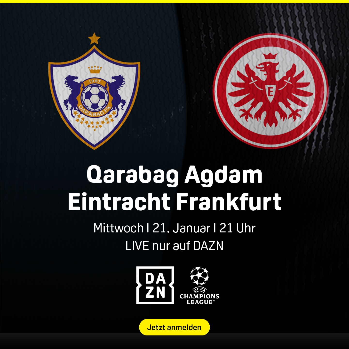 Qarabag Agdam Eintracht Frankfurt UEFA Champions League