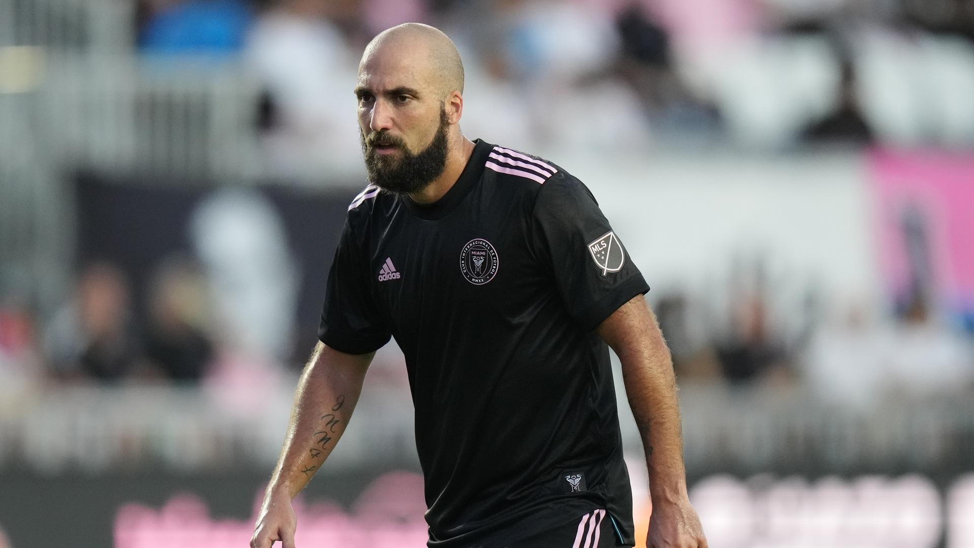 Gonzalo Higuain in azione con Inter Miami in MLS