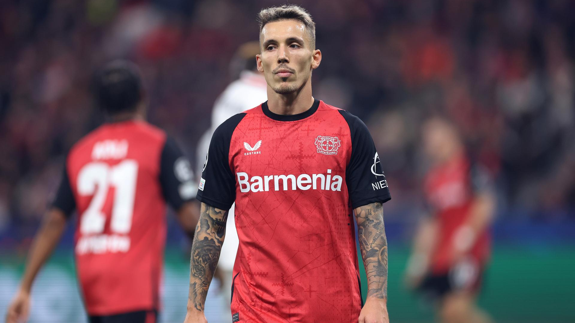 Alejandro Grimaldo Bayer Leverkusen 2024