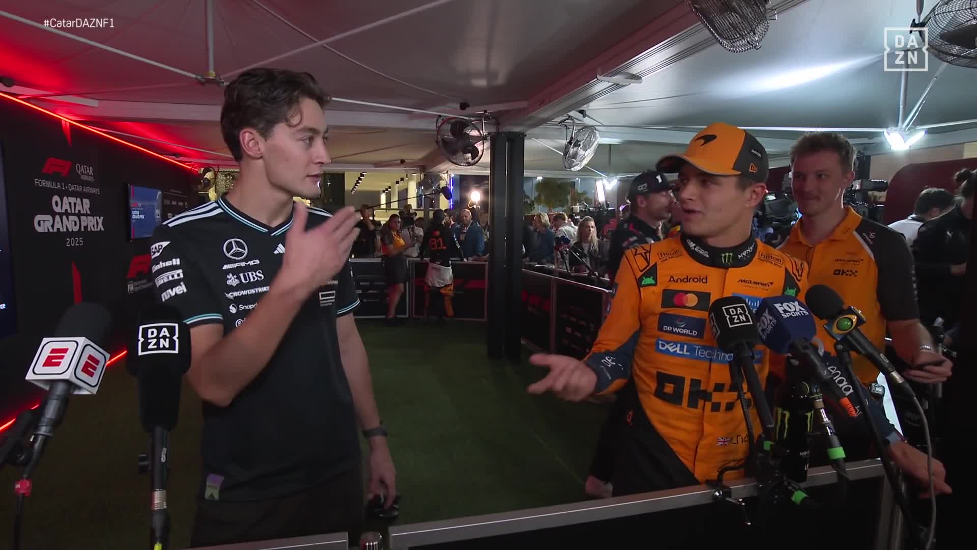 George Russell Lando Norris