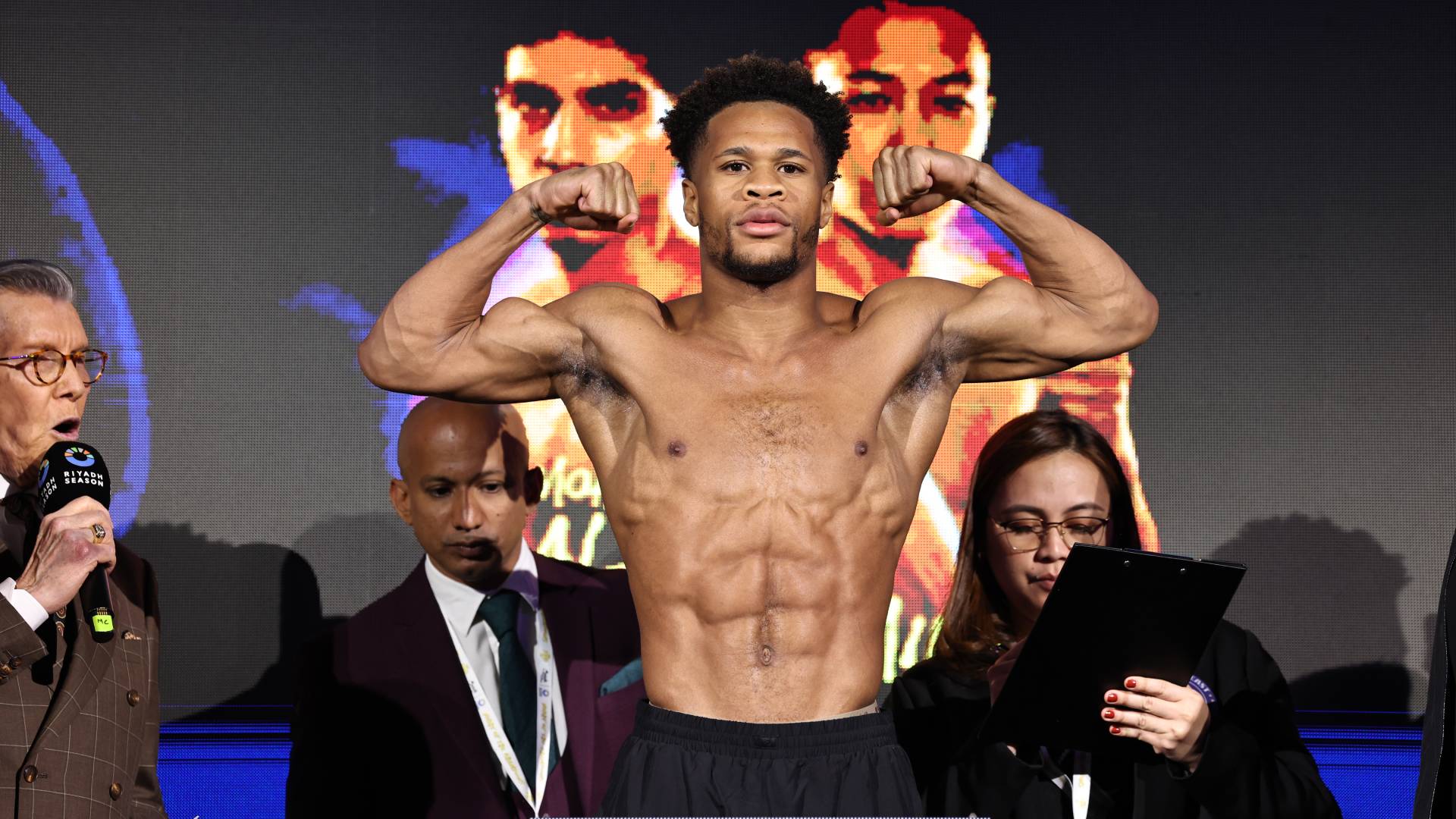 Devin Haney at weigh-in_21112025