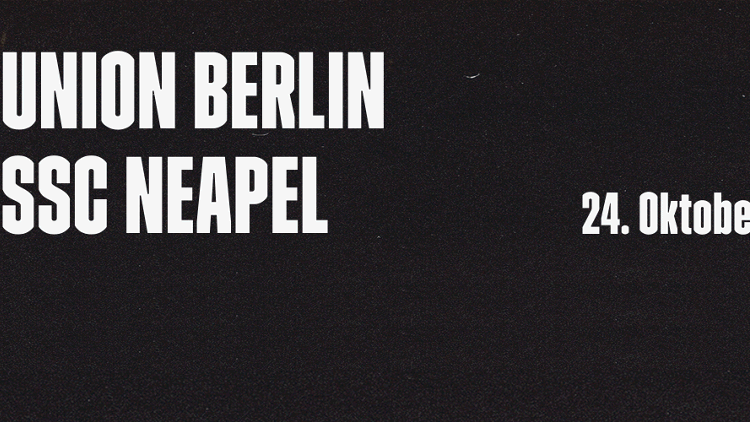 Union Berlin SSC Neapel Napoli Champions League MD3 Banner