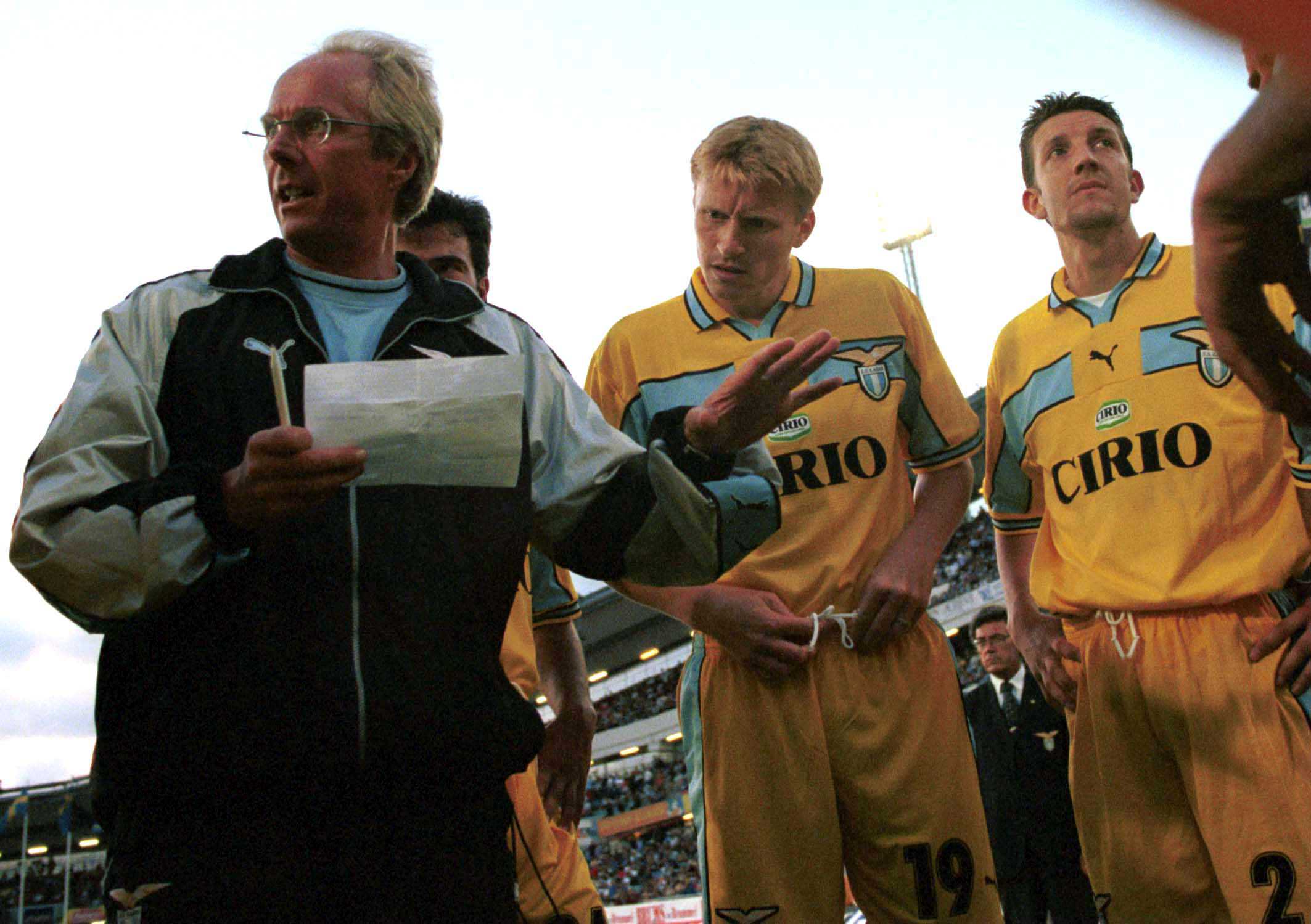 Sven-Göran Eriksson sulla panchina della Lazio