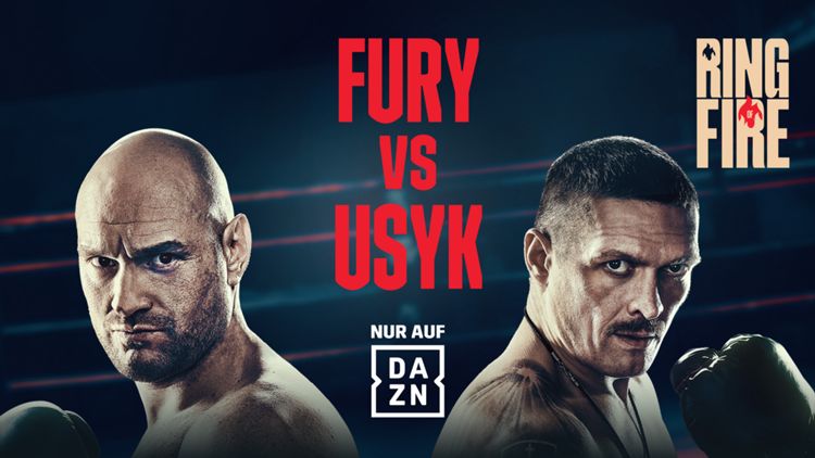 Tyson Fury Oleksandr Usyk Boxen Ring of Fire DAZN