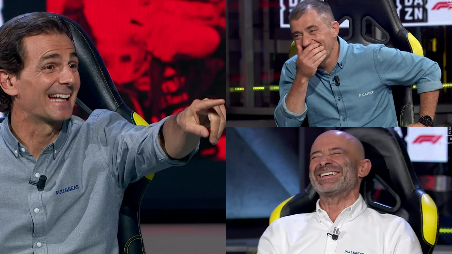 Pedro de la Rosa, Antonio Lobato, Toni Cuquerella, DAZN F1