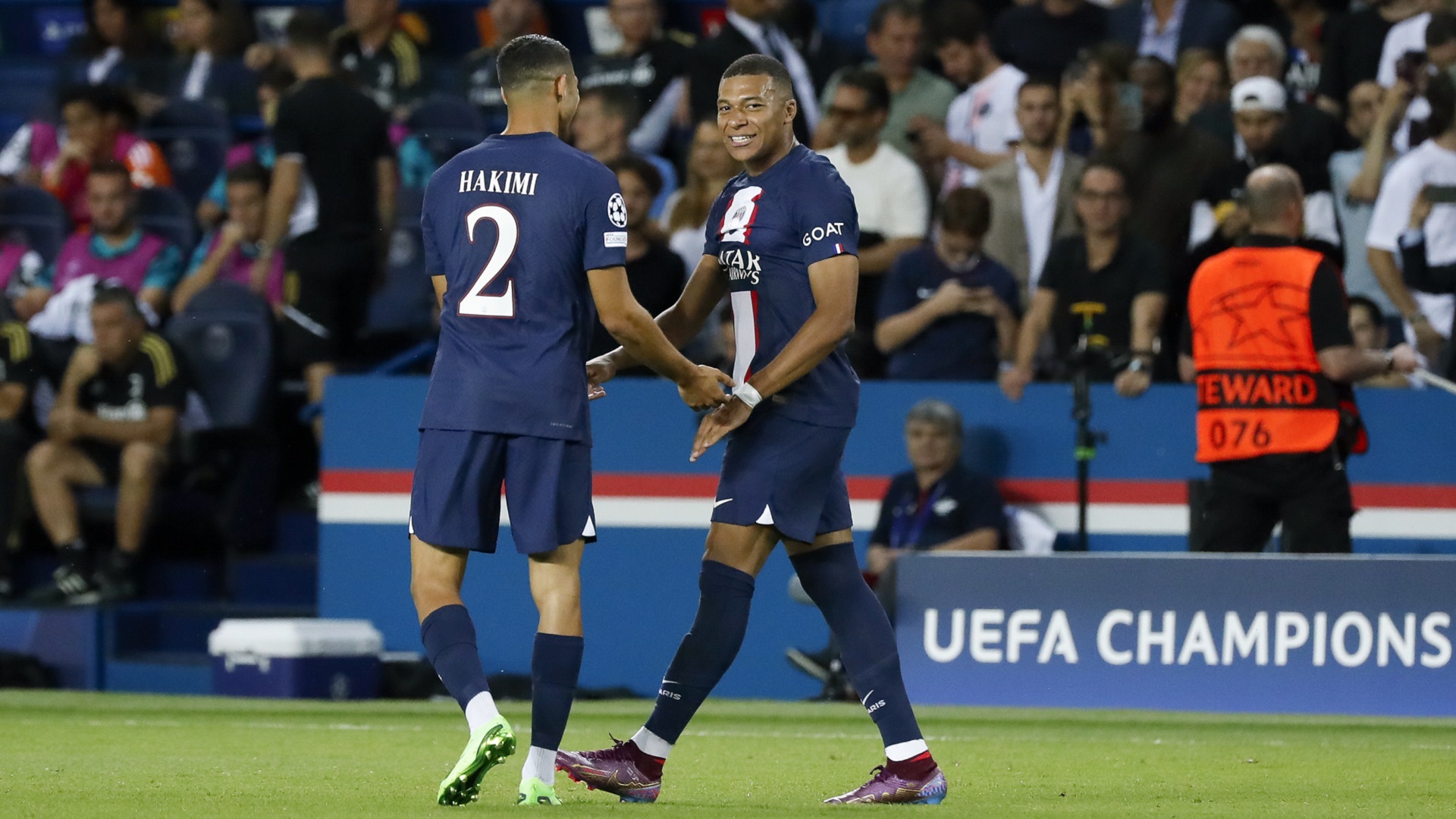 Hakimi Mbappé Psg Juventus