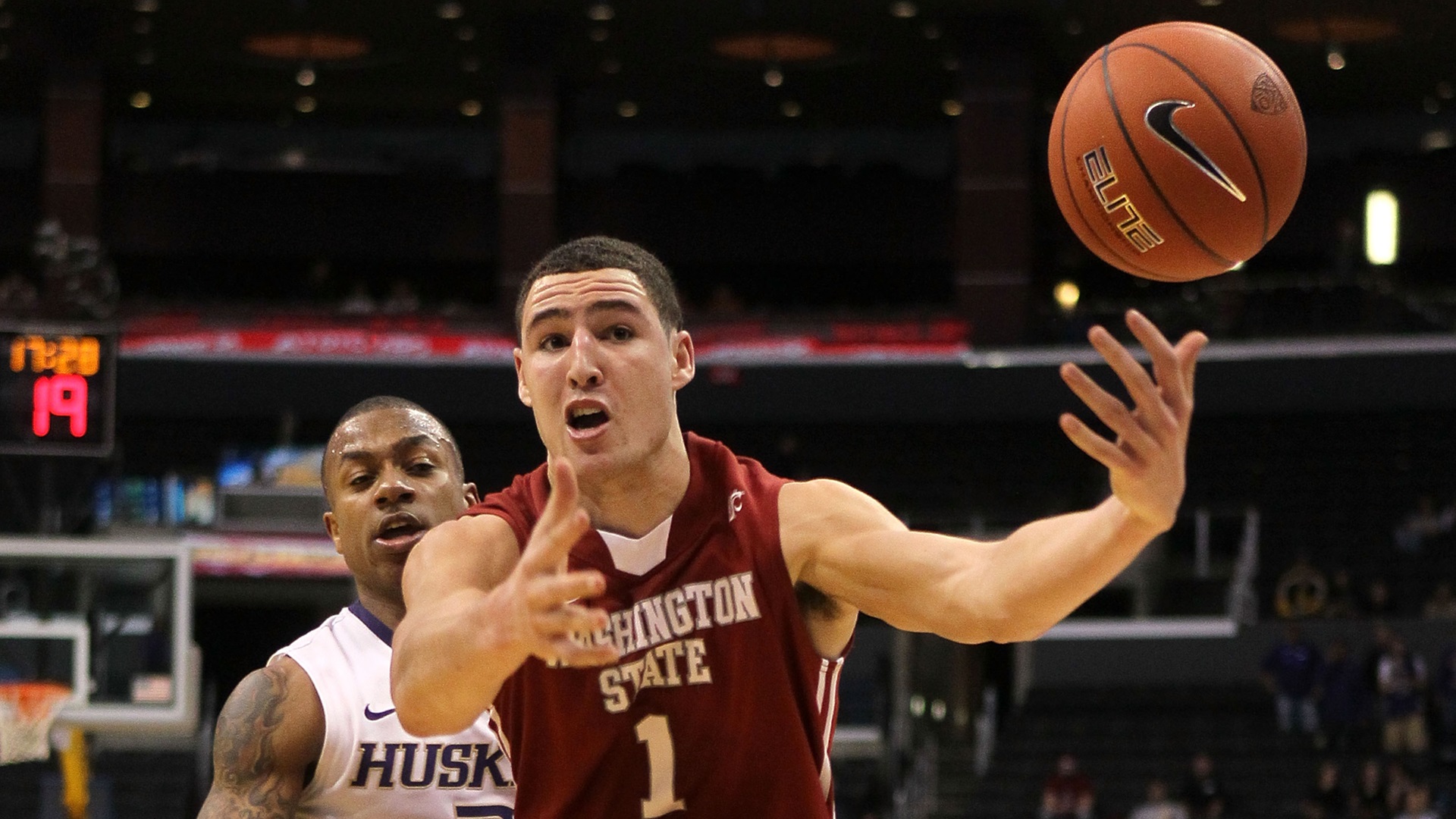 Klay Thompson in NCAA con Washington