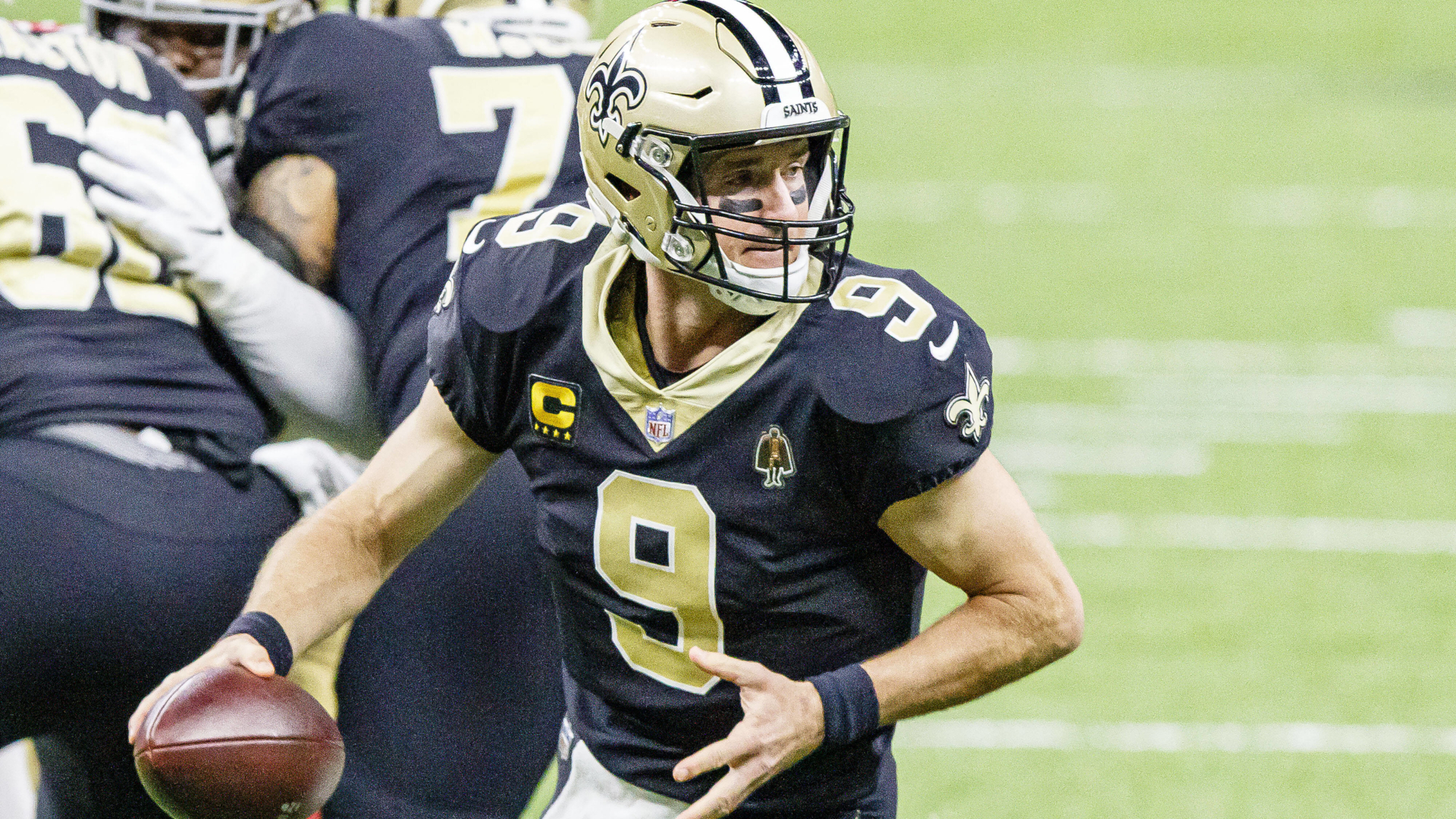 ONLY GERMANY Drew Brees NFL New Orleans Saints San Francisco 49ers 15112020