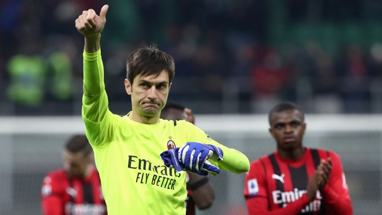 Serie A TIM 2021/22: Ciprian Tatarusanu in Milan-Inter 1-1