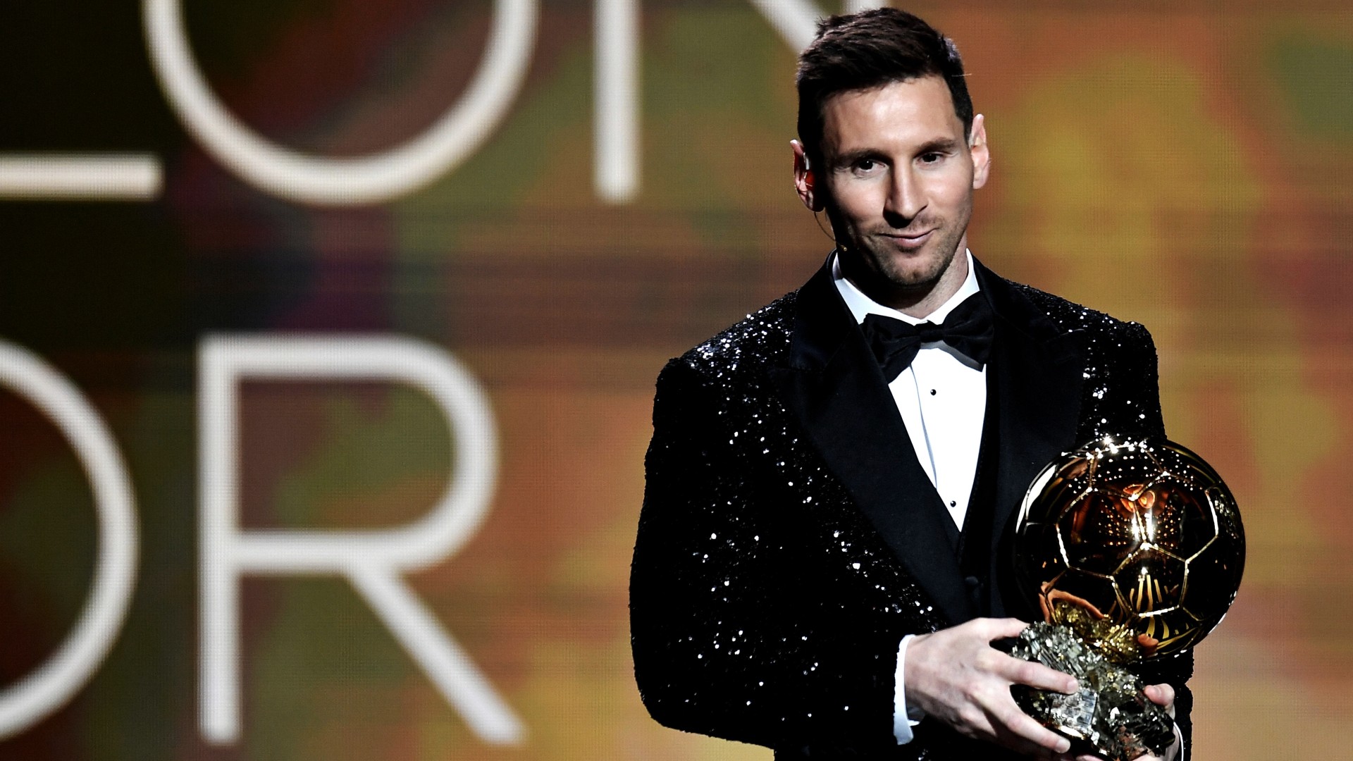 2021-11-29-Lionel Messi is awarded with his seventh Ballon D'Or