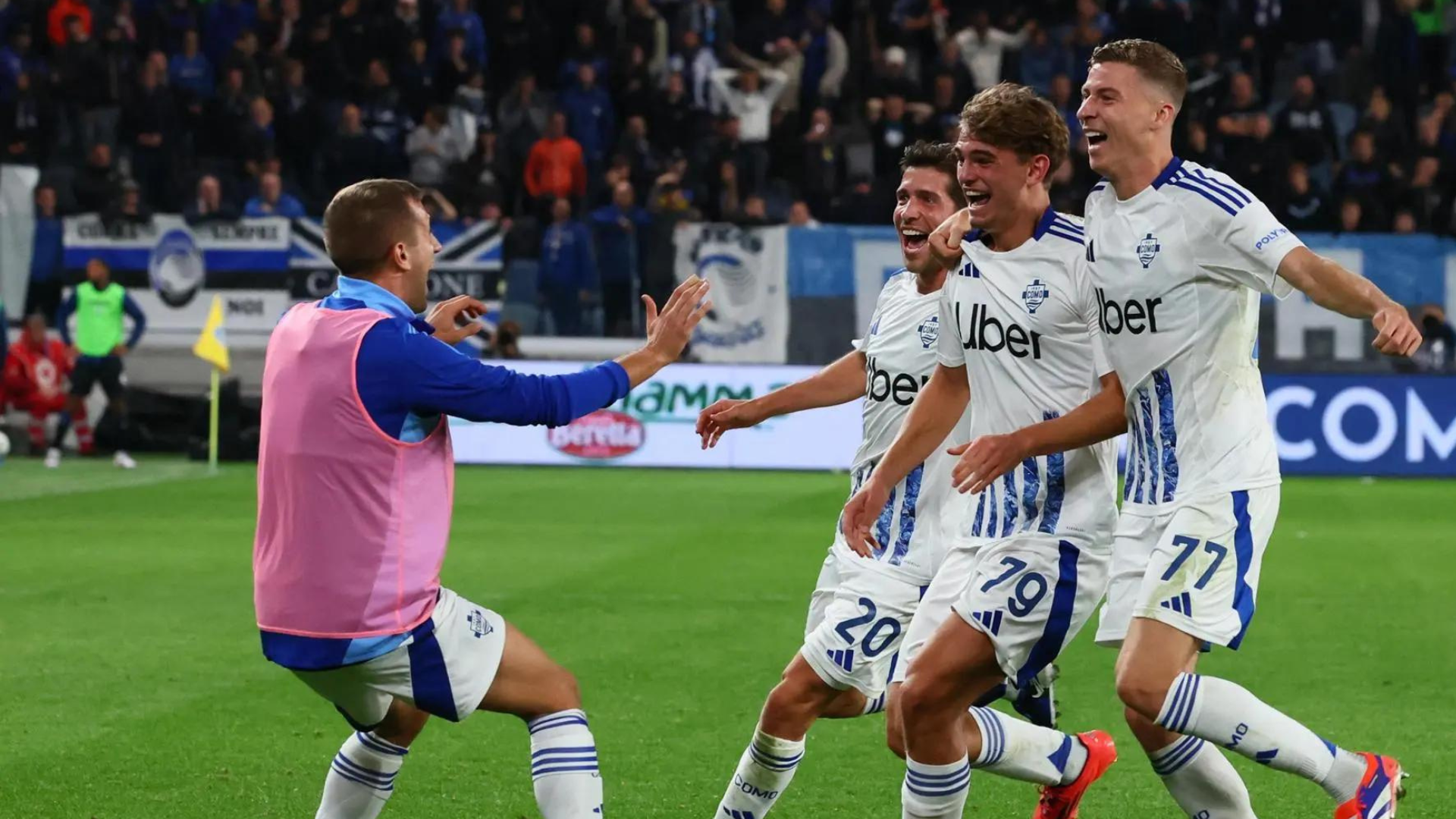 Como 1907, Serie A, Atalanta