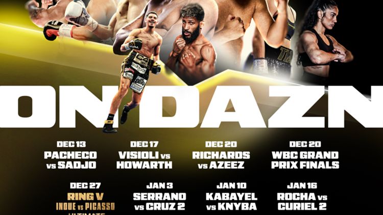 DAZN Q4 & Q1 2026 schedule