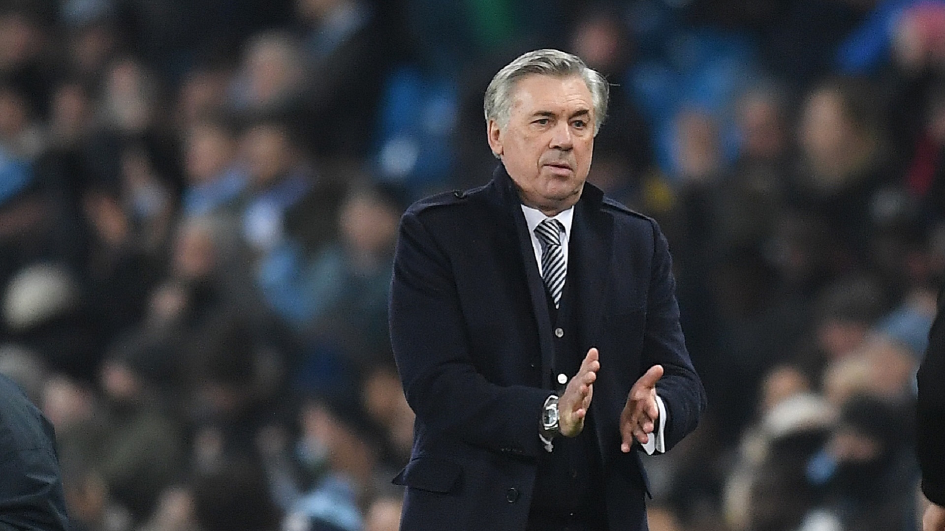 Ancelotti alla guida dell'Everton