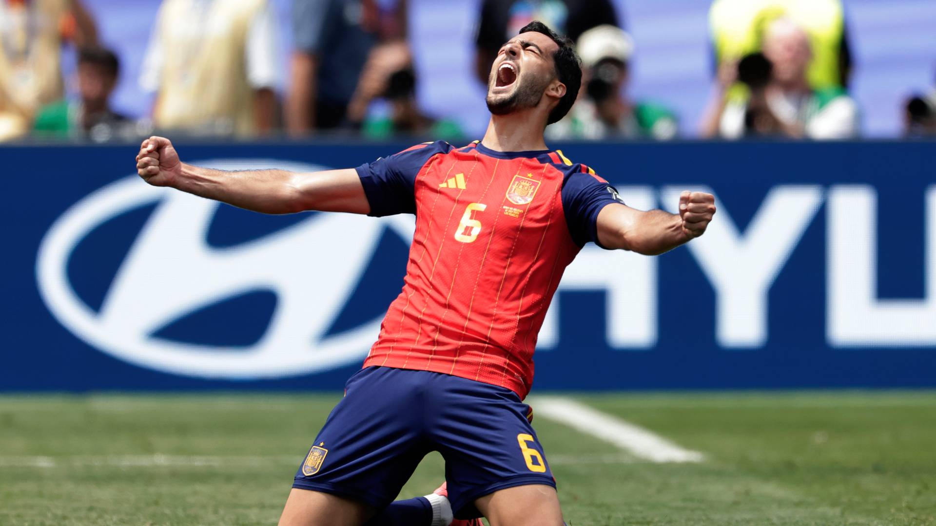 PIC 2 Spain Mikel Merino celebrating against Belgium_10072026