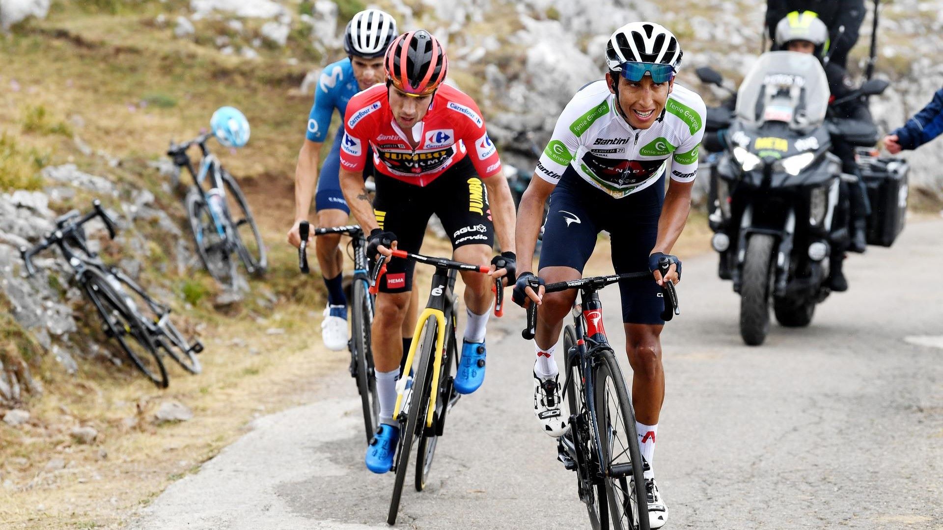 Radsport Roglic Benal Gomez Vuelta Espana 02092021